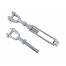 T316 Stainless Steel Marine 3/4" x 6" Jaw Jaw Turnbuckle Pulley 5,200 Lbs WLL