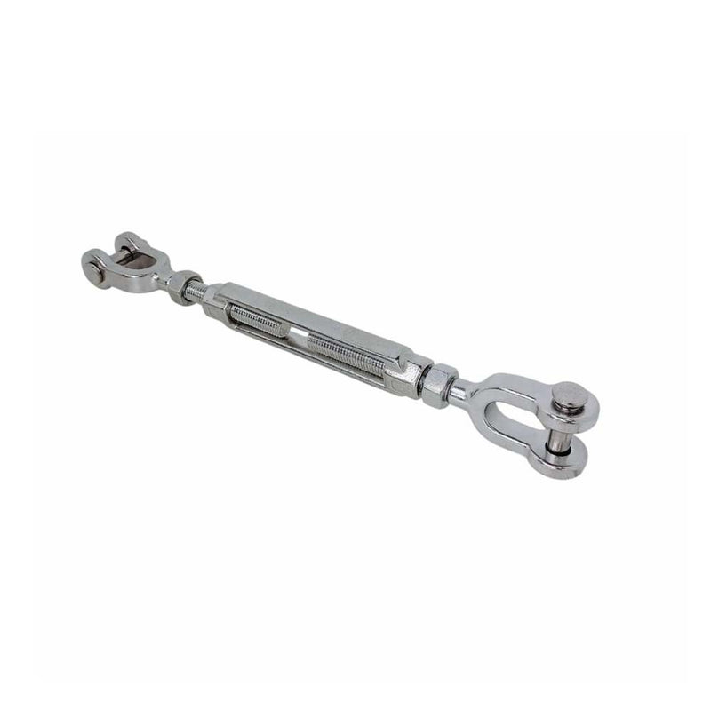 T316 Stainless Steel Marine 3/4" x 6" Jaw Jaw Turnbuckle Pulley 5,200 Lbs WLL