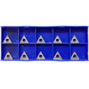 5 PC 1/2'' Indexable Carbide Insert Lathe Turning Tool Bit + 10 Pc Tips COMBO
