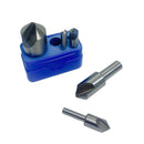 5 Pc 90 Degree HSS Single Flute Countersink Countersinks Straight Shank