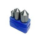 5 Pc 90 Degree HSS Single Flute Countersink Countersinks Straight Shank