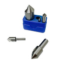 5 Pc 82 Degree 1/4'' - 1'' HSS Single Flute Countersink Straight Shank