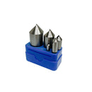 5 Pc 82 Degree 1/4'' - 1'' HSS Single Flute Countersink Straight Shank
