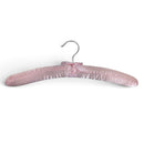 Pack 6 Satin Padded Clothes Hangers Dress Lingerie Bridal BLACK,WHITE,PINK,IVORY