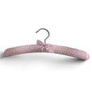 Pack 6 Satin Padded Clothes Hangers Dress Lingerie Bridal BLACK,WHITE,PINK,IVORY