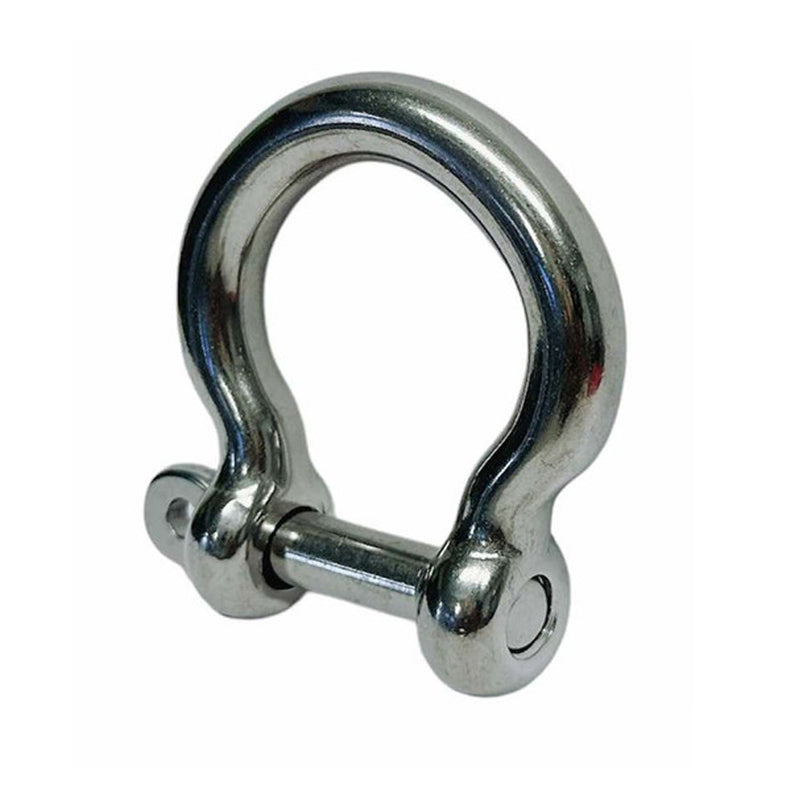 1 PC Stainless Steel 1/2" Rigging Bow Shackle CAPTIVE PIN Anchor Marine Boat Paracord