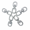 1/4" galvanized eye to eye marine swivel, 850 lbs load capacity