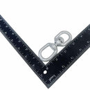 1/4" galvanized eye to eye marine swivel, 850 lbs load capacity