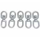 1/4" galvanized eye to eye marine swivel, 850 lbs load capacity