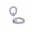2 Pc Hot Dipped Galvanized 5/16" Thickness Eye Nut With 3/8"-16 Tap 1250 Lbs WLL