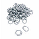 100 Pc Hot Dipped Galvanized 5/16" Thickness Eye Nut With 3/8"-16 Tap 1250 Lbs WLL