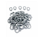 50 Pc Hot Dipped Galvanized 5/16" Thickness Eye Nut With 3/8"-16 Tap 1250 Lbs WLL