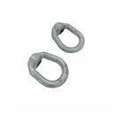 2 Pc Hot Dipped Galvanized 5/16" Thickness Eye Nut With 3/8"-16 Tap 1250 Lbs WLL