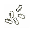 10 Pc 3/8" Stainless Steel Quick Link 1,600 Lbs Cap WLL Boat Marine SS316 Locking Carabiners Quickdraws