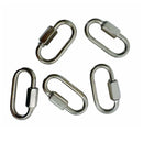 20 Pc 1/8" Marine 316 Stainless Steel Quick Link Shackle Boat WLL 150 Lbs