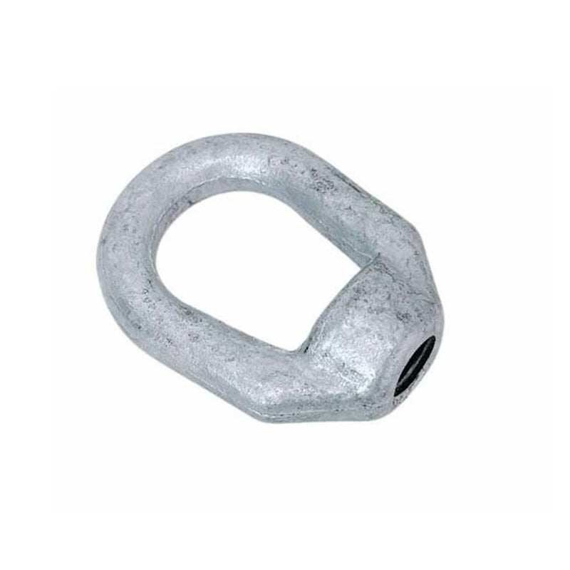 Marine Hot Dipped Galvanized 5/8'' Thickness Eye Nut With 3/4" Tap Size 5,200 Lbs WLL