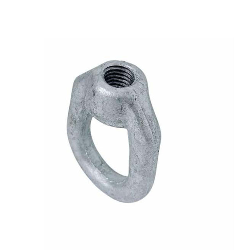 Marine Hot Dipped Galvanized 5/8'' Thickness Eye Nut With 3/4" Tap Size 5,200 Lbs WLL