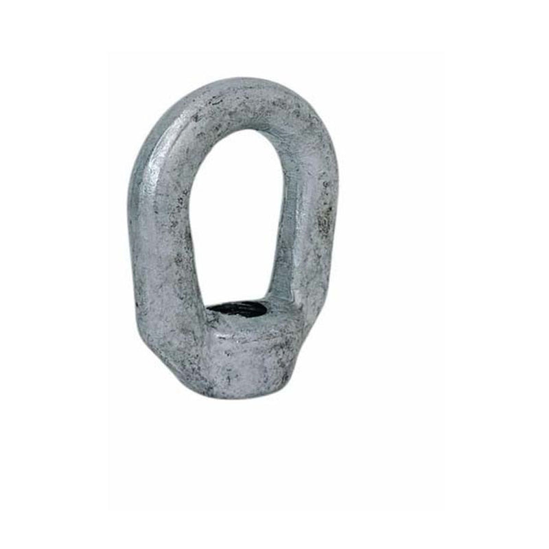 Marine Hot Dipped Galvanized 5/8'' Thickness Eye Nut With 3/4" Tap Size 5,200 Lbs WLL