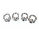 4 Pc Marine T316 Stainless Steel 3/4" Eye Nut Lifting Ring Oval 4,700 Lbs WLL