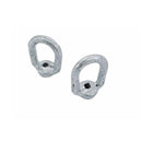 20 Pc Hot Dipped Galvanized 1/4" Thickness Eye Nut With 1/4"-20 Tap, 520 Lbs WLL