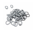 40 Pc Hot Dipped Galvanized 1/4" Thickness Eye Nut With 5/16"-18 Tap 850 Lbs WLL