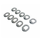 10 Pc Hot Dipped Galvanized 1/4" Thickness Eye Nut With 5/16"-18 Tap 850 Lbs WLL