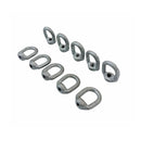 10 Pc Hot Dipped Galvanized 1/4" Thickness Eye Nut With 5/16"-18 Tap 850 Lbs WLL