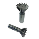 5 Pc 60 Degree HSS Dovetail Cutter End Mill Flute Shank 3/8"-1-7/8''