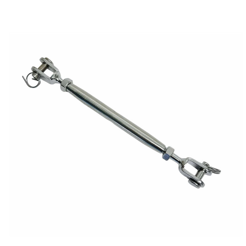 1/4" Marine Stainless Steel Closed Body Turnbuckle JAW JAW Rig 300 Lbs