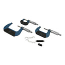 3 PC Outside Micrometer 0 to 3" 0.0001 Precision w- 1"-2" Stick Bar Gauge Set