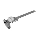 150mm Precision Stainless Steel Metric Dial Caliper 0.02mm Graduation Shockproof