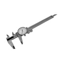 150mm Precision Stainless Steel Metric Dial Caliper 0.02mm Graduation Shockproof