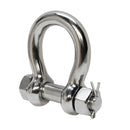 2 Ton 5/8" Bolt Pin Anchor Bow Shackle 316 Marine Stainless Steel 4,000 LBS WLL