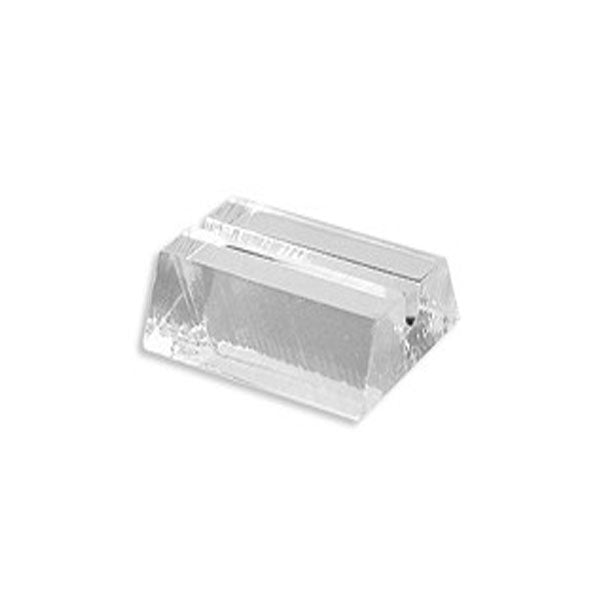 4 Pc 1-1/4'' x 1'' Clear Acrylic Card Ticket Holder