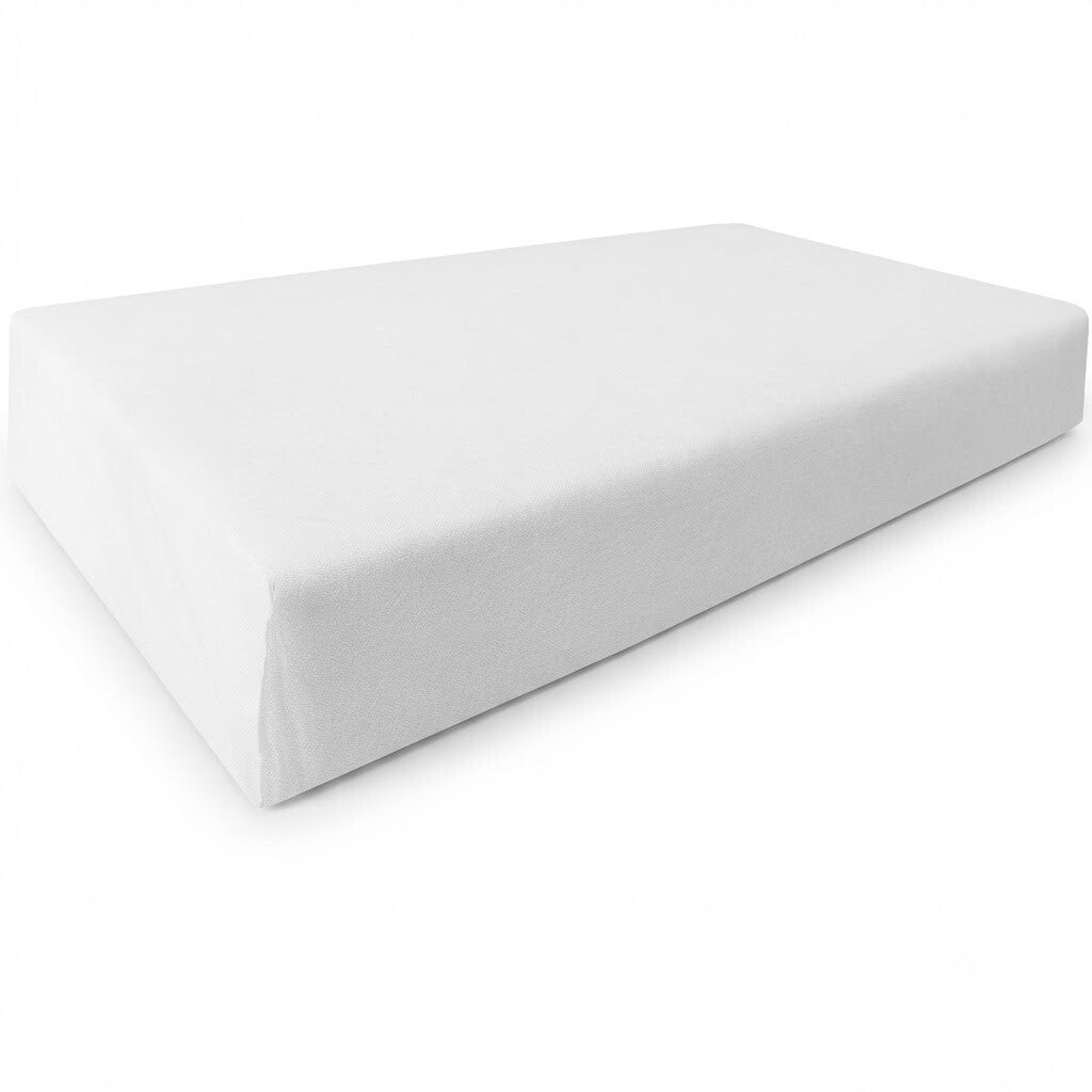 STYLE 1 Twin Size Mattress Foam, Pillow & Bolster Cushion Polyester Fiberfill Inserts for Outdoor Indoor Daybed Porch Swing Bed | INSERT ONLY |