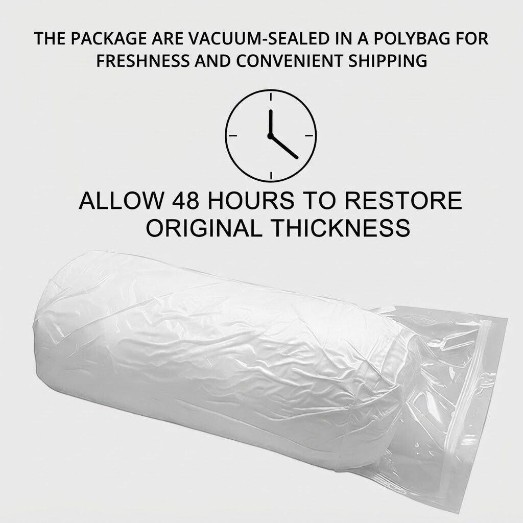 STYLE 5 Bolster Pillow Polyester Fiberfill Inserts for Outdoor Indoor Daybed Porch Swing Bed | INSERT ONLY |