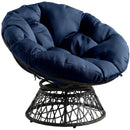 AD101 48" x 6" Round Papasan Ottoman Cushion 12 Lbs Fiberfill Polyester Replacement Pillow Floor Seat Swing Chair Outdoor-Indoor