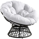 AD105 48" x 6" Round Papasan Ottoman Cushion 12 Lbs Fiberfill Polyester Replacement Pillow Floor Seat Swing Chair Outdoor-Indoor