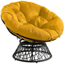 AD108 48" x 6" Round Papasan Ottoman Cushion 12 Lbs Fiberfill Polyester Replacement Pillow Floor Seat Swing Chair Outdoor-Indoor