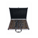 17 Pc HSS Cobalt Silver & Deming Drill Bit Set 1-2'' Reduced Shank