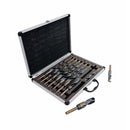 17 Pc HSS Cobalt Silver & Deming Drill Bit Set 1-2'' Reduced Shank