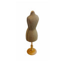 Burlap Mini Jersey Cover Dress Form Female Mannequin Display Jewelry Base Stand