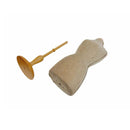 Burlap Mini Jersey Cover Dress Form Female Mannequin Display Jewelry Base Stand