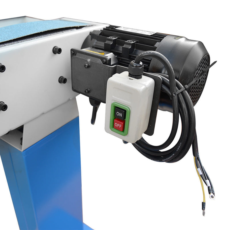 1.5HP Industrial 4"x48" Surface Radius Belt Grinder Sander 1220x100 mm 3440-RPM 3-Phase 220V