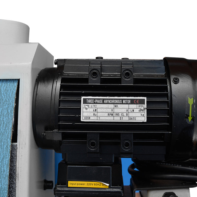 1.5HP Industrial 4"x48" Surface Radius Belt Grinder Sander 1220x100 mm 3440-RPM 3-Phase 220V