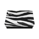 10 Pc 3-1/2" x 3-1/2" x 1" Gift Boxes Jewelry Zebra Animal Print Cotton Filled