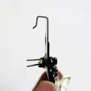 100 PC Black Plastic Earring Card 2" x 2" Hang Jewelry Display Plain Cards Retail Supplies