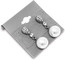 100 PC Grey Plastic Earring Card 2" x 2" Hang Jewelry Display Plain Cards Retail Supplies