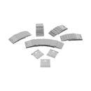 100 PC Grey Plastic Earring Card 2" x 2" Hang Jewelry Display Plain Cards Retail Supplies