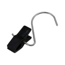 100 PCS Black Plastic LAUNDRY HOOK-CLIPS Clothes Pin Display Store Fixture